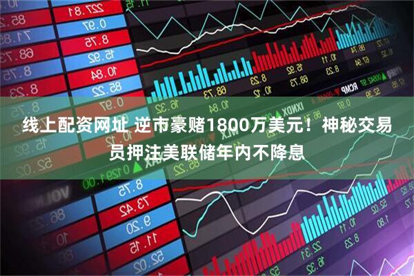 线上配资网址 逆市豪赌1800万美元！神秘交易员押注美联储年内不降息