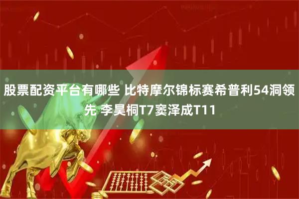 股票配资平台有哪些 比特摩尔锦标赛希普利54洞领先 李昊桐T7窦泽成T11
